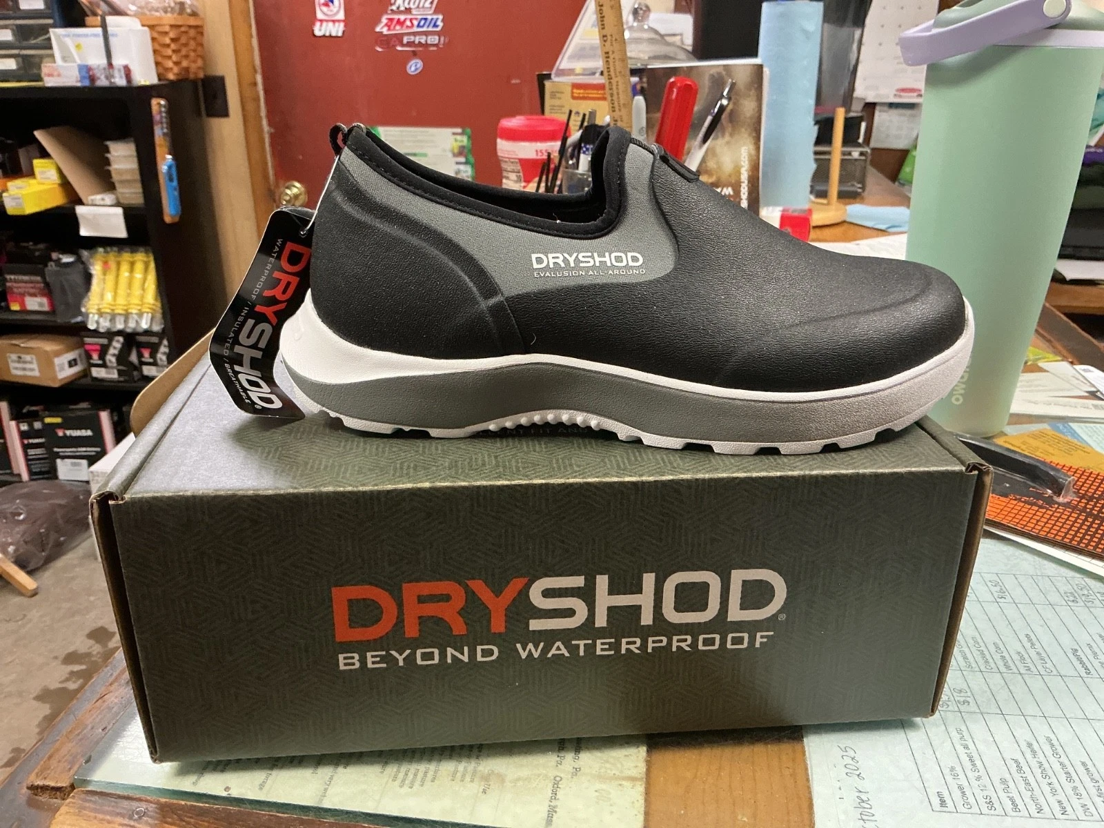 DRYSHOD Women's Evalusion Black/White All-Around Shoes Size 7 (EVA-WS-BLK)