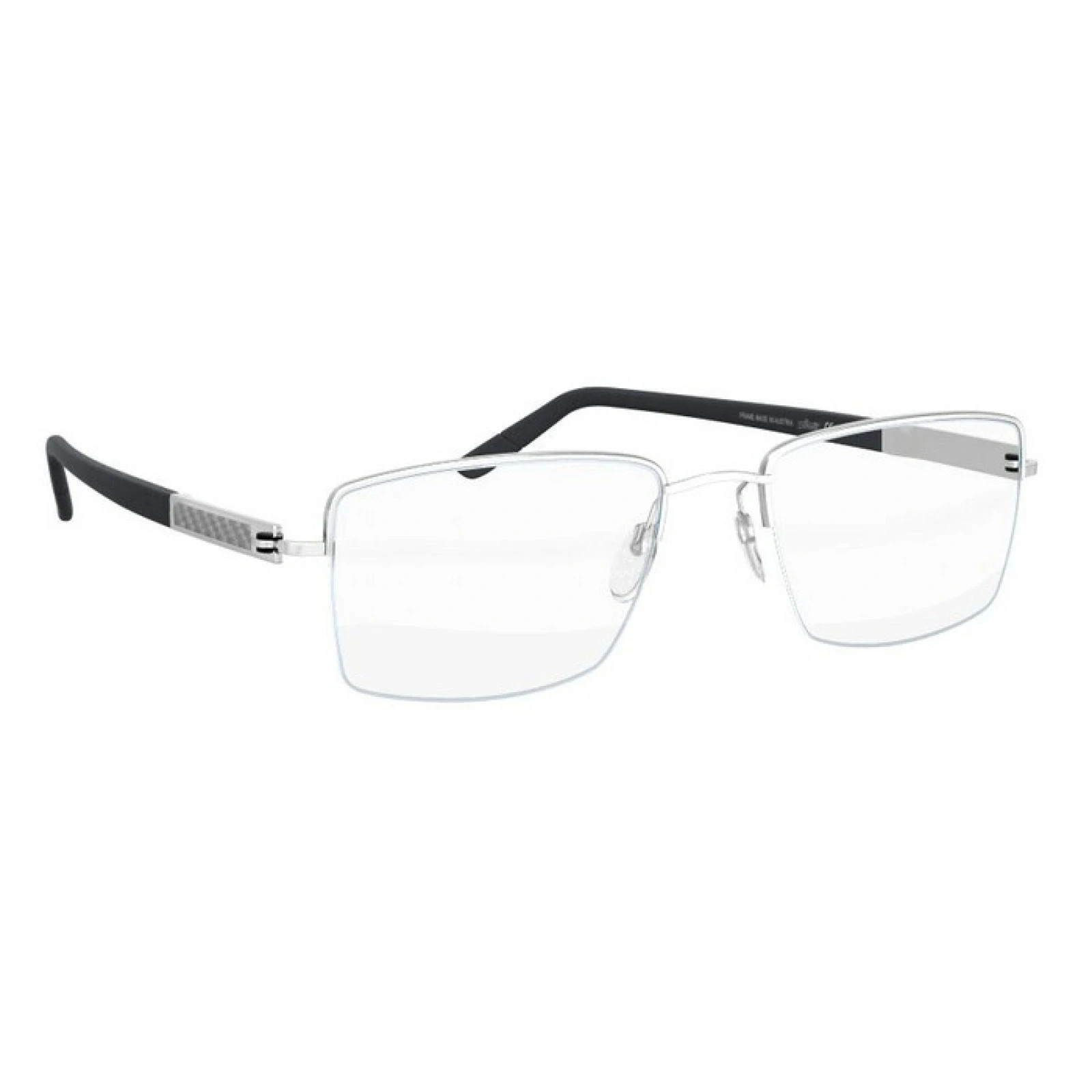 SILHOUETTE Half Rim Eyeglasses 5441 00 6050 Silver & Black  Optical  53-19-140