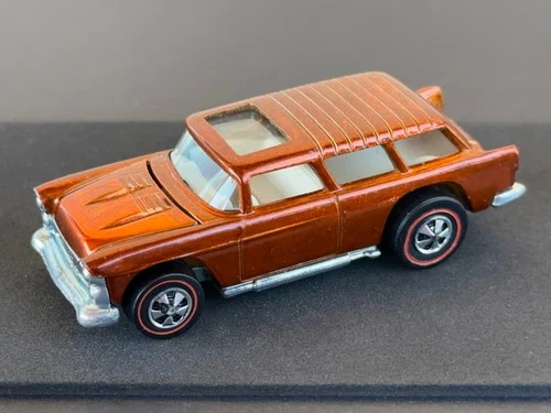 Vintage Hot Wheels Redline 1970 INCREDIBLE DEEP Orange Classic Nomad - NM++