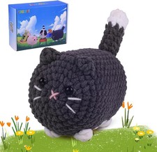   crochet DIY Crochet Animal Kit for Adults, Kids w/ Step-by-Step Video Tutorials