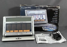 RecZone Portable Color Touch Screen 7 In 1 Video Poker Electronic Tabletop Game