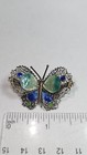 Alioto Adriana 800 Silver Enamel Butterfly Brooch 79 GE Genova Italy Vintage — photo 4