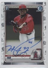 2020 Bowman Chrome Prospect Auto Hector Yan #CPA-HY Auto 06t1