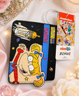 ROMWE Rugrats Angelica Pickles ID/Card Holder Faux Leather Keyring Black — photo 1