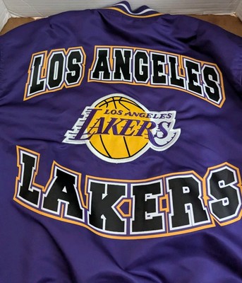 LA Lakers NBA ULTRA GAME Licensed Purple Varsity Jacket Size XS | eBay