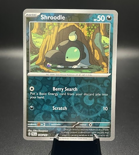 Shroodle [Reverse Holo] 144/193 Paldea Evolved PAL- Pokemon Card