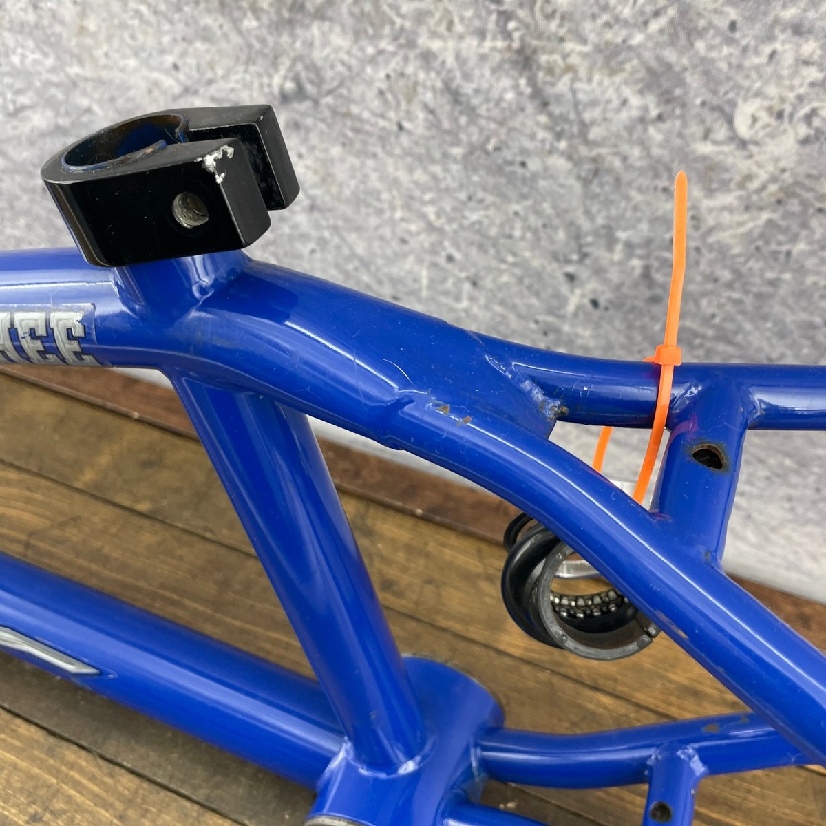 DK Banshee BMX Frame Race Blue Bike Mid School BMX Vintage