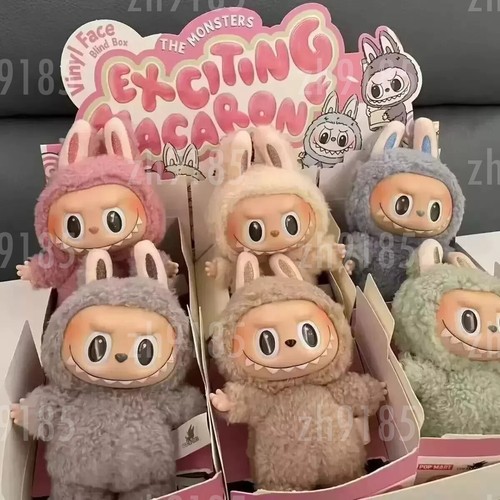 *AUTHENTIC* Labubu POP MART The Monsters Exciting Macaron SET OF 6 POPMART Blind - Picture 14 of 18