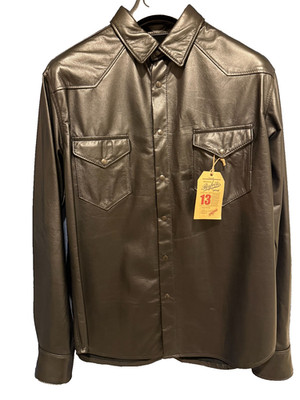 Schott Leather Western Shirt - Black Men's Size XL - New with Tags