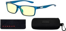 GUNNAR - Cruz Computer Glasses with Blue Light Reduction , Amber Lenses - Navy