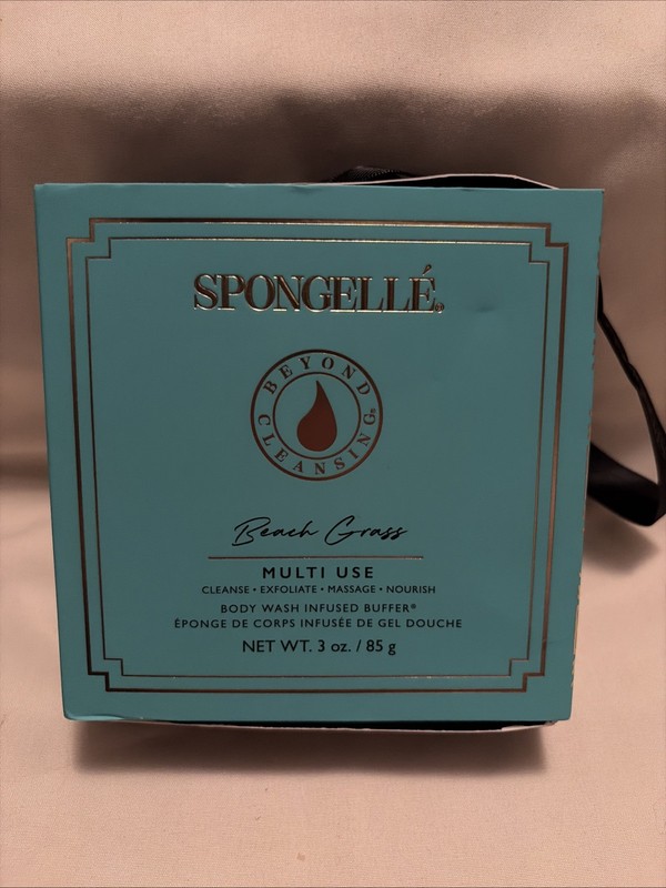 Spongellé Beach Grass Body Wash Infused Buffer Exfoliates & Nourishes Sealed
