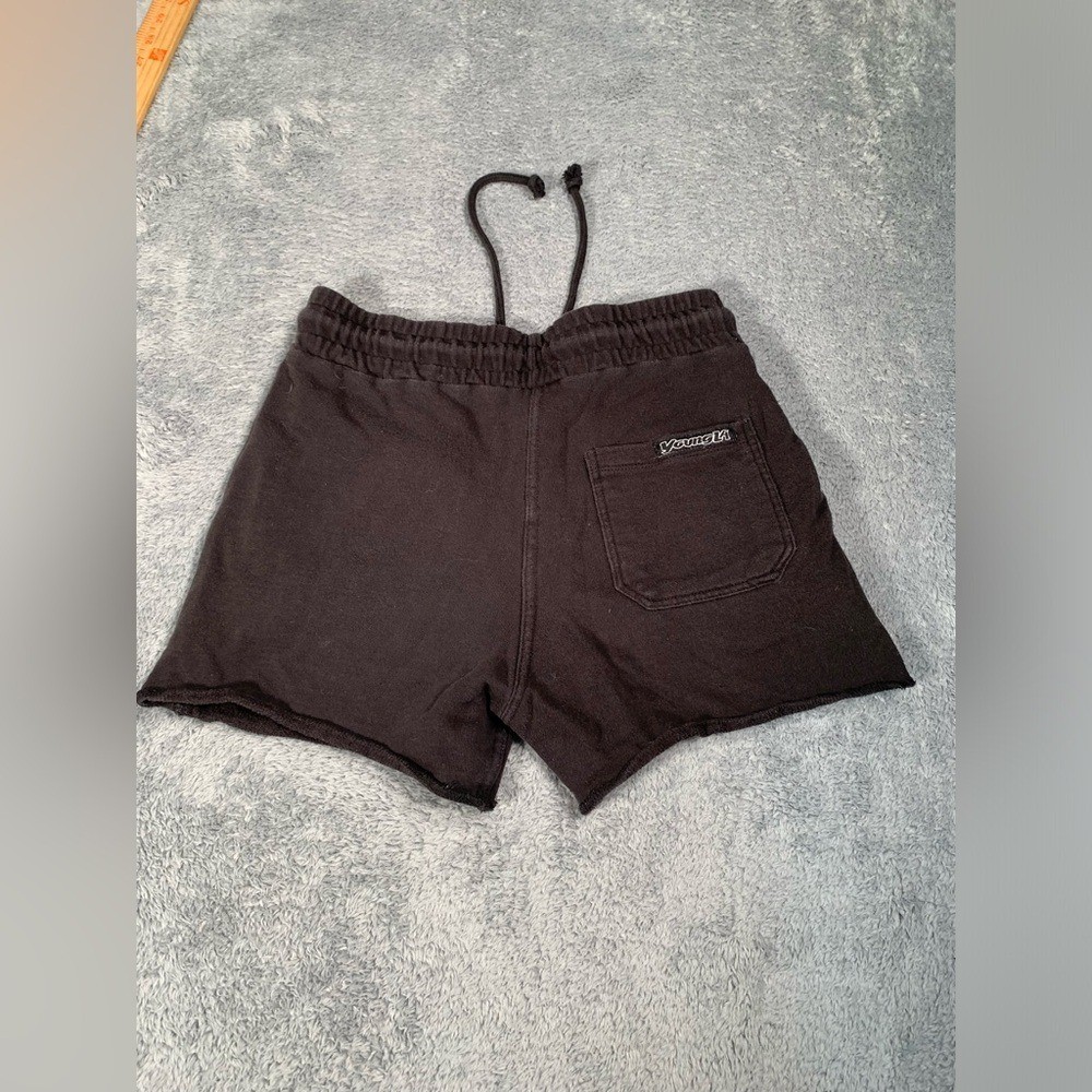 Youngla bodybuilding Black Drawstring Shorts medi… - image 5