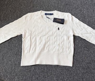 Polo Ralph Lauren Pullover Weiß Frauen Gr.S