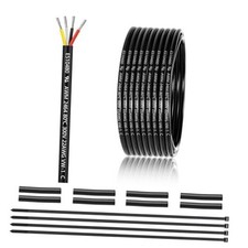 4 Conductor Electrical Wire UL 2464 22 AWG 4 Wire Cable Tinned 25FT 22 Gauge