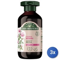 3X Antica Erboristeria Shampoo 250 Ml Rosa FüR Trockenes Haar