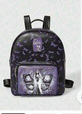 NEW Tim Burton CORPSE BRIDE Mini Backpack PURPLE Bag SCRAPS Victor EMILY Purse