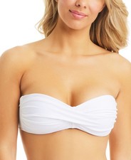 Bar Iii bikini top white, M