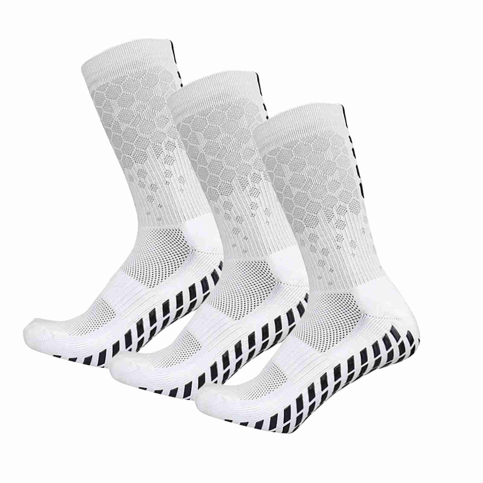 3 Pairs Breathable Sport Socks With Grippers For Athletic Performance Excellent