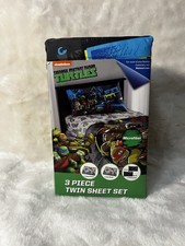 Nickelodeon Teenage Mutant Ninja Turtles 3-Piece Twin Sheet Set- New