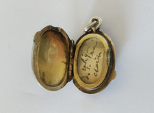 OLD RELIQUARY PENDANT SOLID SILVER RELIC OF THE REAL CROSS 19th century