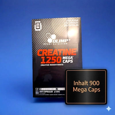 (35,63 /kg)Olimp Creatine 1250 Mega Caps 900 Kapseln Kreatin Creatin