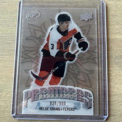   Helge Grans 2024-25 UD Ice Premieres Rookie /999 #183 Philadelphia Flyers