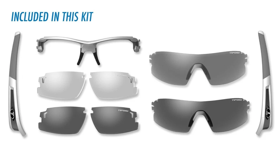 Lentes de humo Tifosi Escalate HS, Slvr/Gnmtl con foto LN, foto pequeña, #1231206541 Foto 2 de 4