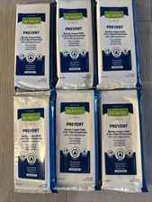 6 Medline Remedy Clinical Prevent Barrier Cream Cloth Vanilla Scent 8 Cloth Pack