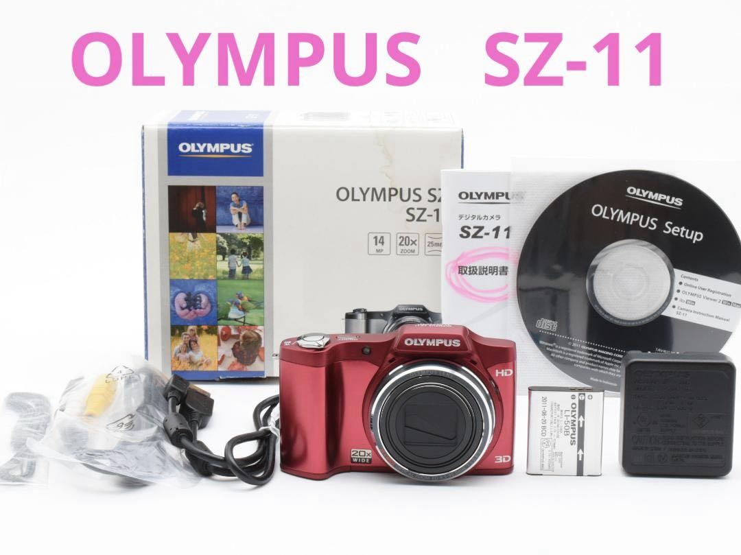 OLYMPUS　SZ-11 Beauty OLYMPUS OLYMPUS SZ SZ 11 Red w Box B4 | eBay