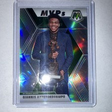 Panini 2019-20 Mosaic MVPs Giannis Antetokounmpo Prizm #297 Milwaukee Bucks
