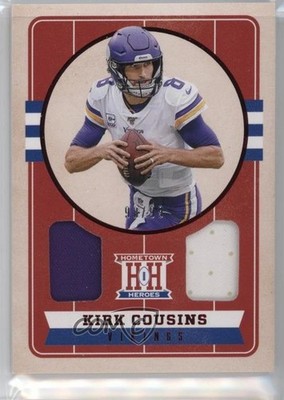 2019 Panini Chronicles Hometown Heroes Dual Jersey Red /99 Kirk Cousins 17hw
