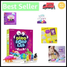 Educational Dino Soap Making Kit with 25 Fun Pieces - Perfect Gift for Kids 3-12