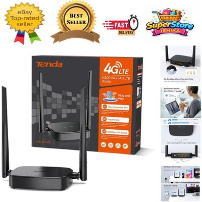 Kompakter 4G LTE Router mit zwei Ethernet Ports - zuverlässige Heimkonnektivität