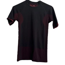 Castelli Men’s Iride Seamless Short Sleeve Shirt Base Layer Size L Black Cycling