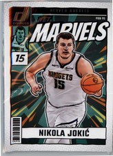 2024-25 Donruss Nikola Jokic Net Marvels Press Proof Purple Donruss Nuggets