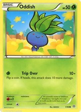 Oddish 1/98 : Common Mint/Near Mint Pokemon Card : XY07: Ancient Origins