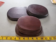 6 Unbranded Wooden Display Base Figuries, Dolls, Funko pop, Collectibles