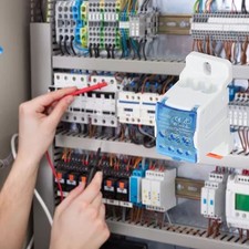 UKK80A Terminal Block Power Junction Box DIN Rail Mount Electric Wire Splitter