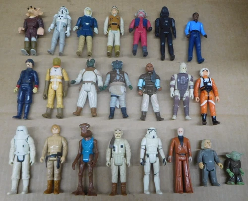 New ListingVintage Kenner 1977-1983 Star Wars Action Figure Lot x22 AS-IS Yoda Ugnaught