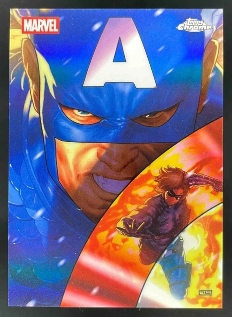 2025 Topps Marvel Studios Reflections Captain America The Winter Soldier SSP