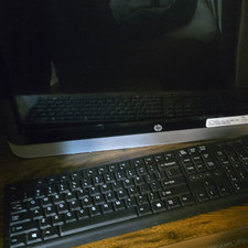 HP Pavilion All-in-One Desktop PC, Black/Silver, Office  Casual Computing