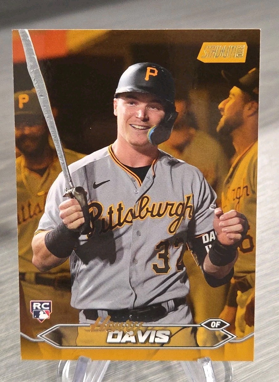 Henry Davis 2024 Topps Stadium Club Gold Foil Rookie #207 Pittsburgh Pirates RC