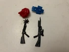 Set of 2 1986 GI Joe Zarana & Zandar  v1  accessories only G.I. Joe