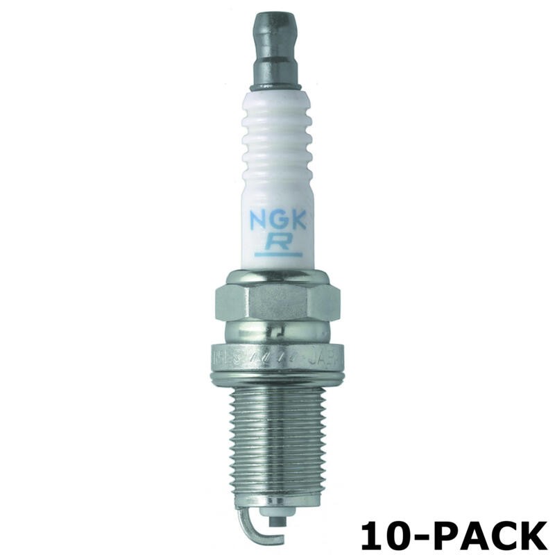 NGK Spark Plug 7373 10-PACK V-Power FR5 14mm Copper/Nickel w/ V-groove, HR 5