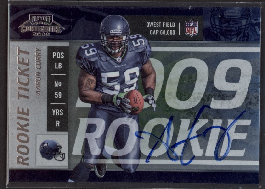 Aaron Curry Playoff Contenders #104 Autograph