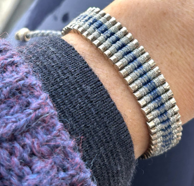 Links of London 925 Silver Bue Cord Infinite Friendship Slider