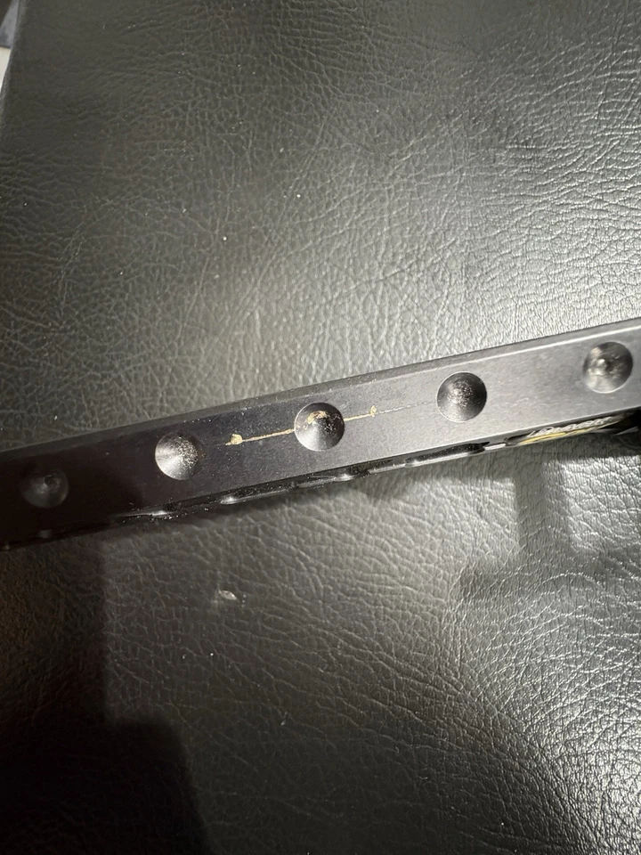 Mira de arco personalizada para diestros de doble traza dorada negra Foto 3 de 4