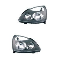 Scheinwerfer Set Links & Rechts Halogen H1 FüR Renault Clio II Kasten