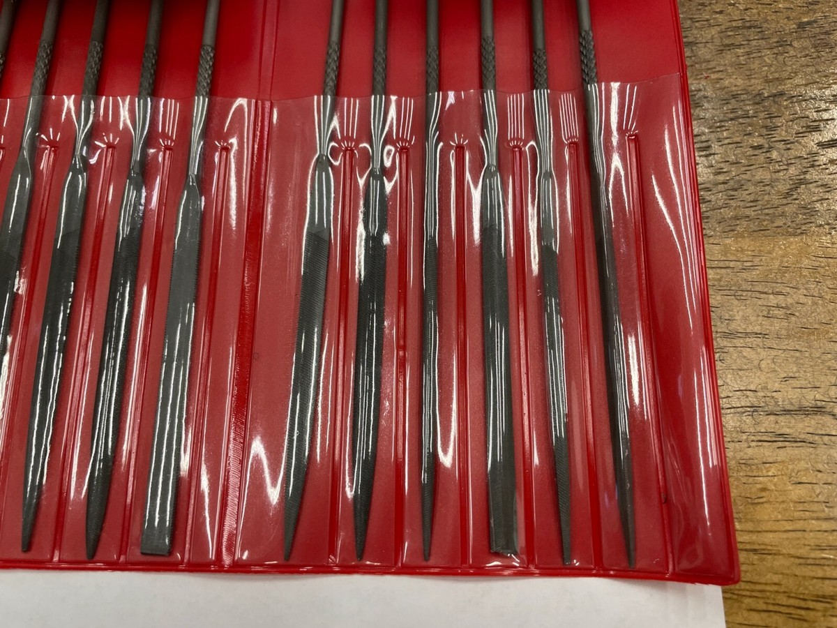 Snap-on Tools NEW 12 Piece Swiss Pattern Miniature File Set Snap-on Tools NEW 12 Piece Swiss Pattern Miniature File Set