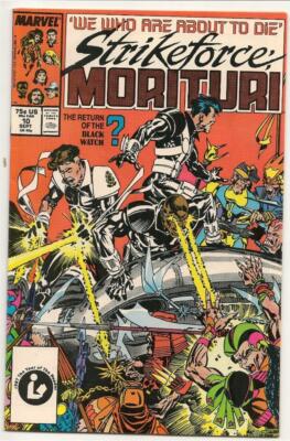 Marvel Comic Strikeforce Morituri Sept 1987 Vol 1 No 10; P. B. Gillis/Writer